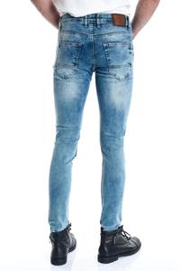 กางเกงยีนส์สำหรับผู้ชาย,กางเกงยีนส์บางหรูหรา - Product Image 4