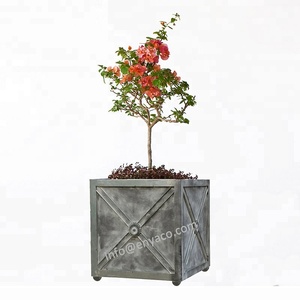 Jardinière en zinc Versaille, grande, pour l'extérieur, pot de fleurs décoratif, accessoires de <span class=keywords><strong>jardin</strong></span>, décoration extérieure - Product Image 2