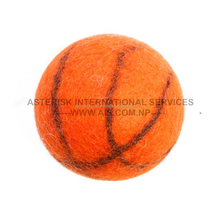 ผ้าขนสัตว์สีสันสดใสทำด้วยมือการออกแบบบาสเก็ตบอลสุนัขของเล่นยัดไส้สัตว์ของเล่นขี้เล่นสำหรับลูกสุนัขทุกเพศขายส่ง - Product Image 3