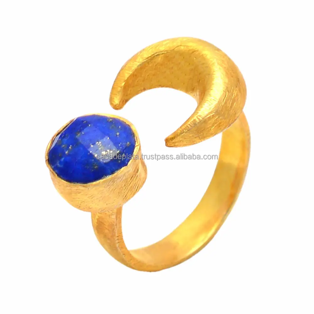 92.5% Sterling silver with gold Plating Sapphire