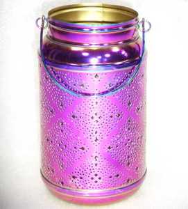 New Design Filigree <b>Hurricane</b> Hanging <b>Lantern</b> Candle Holder Home and Outdoor Decorative Iron Candleholder - Product Image 2