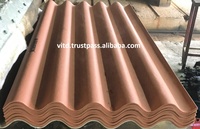 Hojas para techos de cemento de fibra verde sin asbesto de alta calidad hechas en Vietnam para uso en almacén
