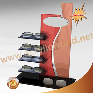 ปรับแต่ง OEM แนวคิดที่กําหนดเองแว่นตาอะคริลิคยืนแสดงแว่นตาอะคริลิคชั้นวางจอแสดงผล - Product Image 1