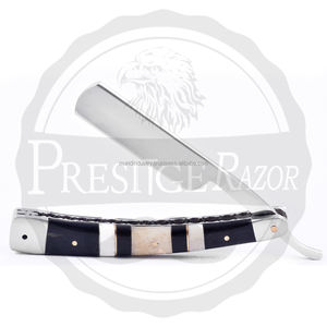 Rasoir de barbier noir à lame unique pour le rasage - Product Image 2