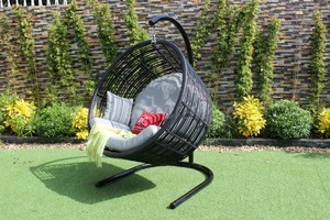 EAGLE COLLECTION-Hamaca de mimbre sintética moderna, modelo de columpio para exteriores con estilo, para uso en jardín, diseño más novedoso, material metálico, para uso en el jardín - Product Image 2