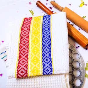 Black And White cotton Kitchen <b>Dish</b> <b>towel</b> at affordable price Custom <b>Dish</b> <b>Towel</b> Supplier in India - Product Image 2