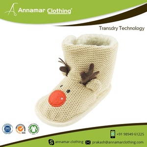 Chaussons pour bébé en coton doux, bottines pour nouveau-né, fille, en hiver - Product Image 3