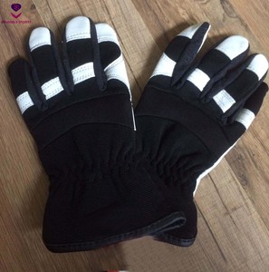 ฤดูหนาวเรียงรายถุงมือช่าง,X-ขนาดใหญ่,สีดำ/ สีขาว NWT โลโก้ที่กำหนดเองขายส่งเต็มนิ้วตัดถุงมือทำงานทน - Product Image 2