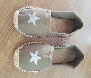 Alpargata de Cuero 100% auténtico, zapatos de lona de yute y algodón, alpargata de lona, India, precio al por mayor - Product Image 2