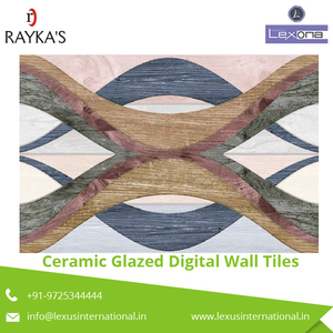 Azulejos de pared digital esmaltados de cerámica modernos de 250X375MM, aislamiento térmico sólido y azulejos metálicos antibacterianos para habitaciones de apartamentos - Product Image 2