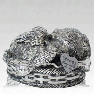 <b>Dog</b> Pet Angel Aluminum Funeral <b>Urn</b> Funeral Supplies Brassworld India - Product Image 3