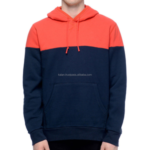 เสื้อสเวตเตอร์มีฮู้ดสำหรับผู้ชายเสื้อสเวตเตอร์มีฮู้ดผ้าฝ้ายหลายสีธรรมดาผ้าถัก100% ไซส์พิเศษออกแบบได้ตามต้องการ - Product Image 4