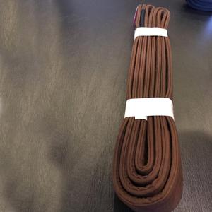 Ceinture d'arts martiaux BJJ en tissu tissé perlé de haute qualité, sur mesure, avec logo personnalisé, unisexe adulte, dernier design. - Product Image 6