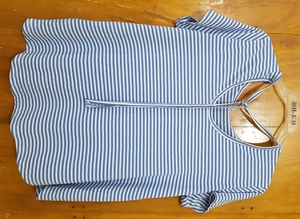 T-shirt décontracté pour femme du Bangladesh pour la saison du printemps Lot de stock multicolore teint en fil/expédition Annuler les vêtements - Product Image 6