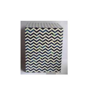 Tabouret carré en mosaïque os de baleine, disponibles dans les autres meubles d'intérieur de la maison - Product Image 4