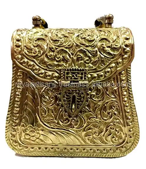 Antique Brass 9*4.5cm Metal Purse Bag| Alibaba.com