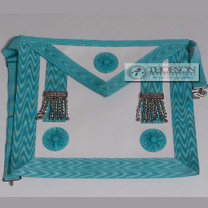 Maçonnique Regalia Lodge maître maçon tablier complexe point de croix et couture broderie artisanat - Product Image 1