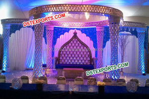 Mandap สายไฟเบอร์คริสตัลแบบดั้งเดิม,Mandap ทำจากไฟเบอร์มีไฟ - Product Image 2