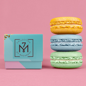 Hộp Quà <span class=keywords><strong>Macaron</strong></span> Đóng Gói Giấy Giáng Sinh Tùy Chỉnh Sang Trọng Có Nắp Đậy Trong Suốt Riêng Biệt Hộp <span class=keywords><strong>Macaron</strong></span> Có Cửa Sổ Trong Suốt - Product Image 3