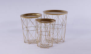 Base de oro de vidrio mesa de café - Product Image 6