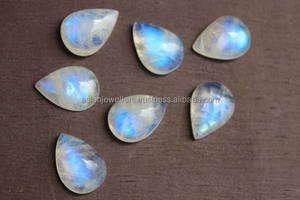 Piedra lunar de arcoíris, Gema de 8x10MM, cabujón de piedras preciosas sueltas de alta calidad - Product Image 3