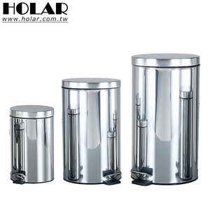 [Holar] ไต้หวันทำถังขยะขั้นตอนสแตนเลส3L ถึง30L สามารถเหยียบได้ - Product Image 1