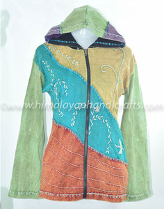 MULTI COLOR ENZYME WASHED BOHEMIAN JACKET CSWJ 203 - Product Image 2