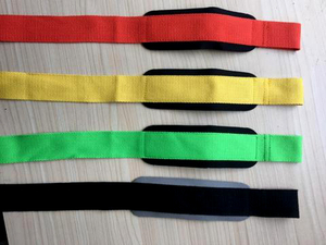 Correas de Levantamiento de Pesas de Algodón de Color Sólido Ajustables Personalizadas de Alta Calidad al por Mayor con Antideslizante para Entrenamiento en Gimnasio y Fitness - Product Image 3