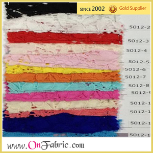150CM Solide Tricot Raschel Dentelle Nylon Spandex Tissu pour Vêtement Utilisation - Product Image 2