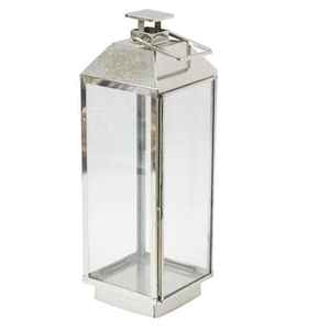 Decoración de Navidad antigua para el hogar, farol de vela de filigrana con vidrio, nuevo diseño - Product Image 6