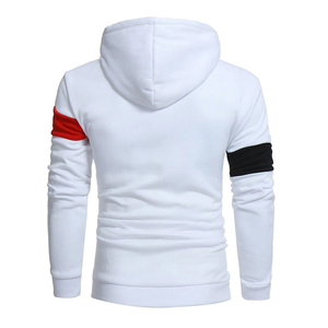 2024 hombres moda Slim Sudadera con capucha sudadera abrigo chaqueta invierno cálido prendas de vestir casual Patchwork Color bloque pulóver sudaderas con capucha - Product Image 5