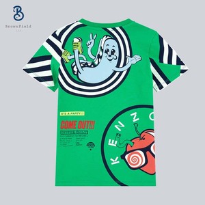 Camiseta deportiva de manga corta y cuello redondo para niños, ropa deportiva ajustada de alta calidad con diseño personalizado, fabricante de China, venta al por mayor - Product Image 3