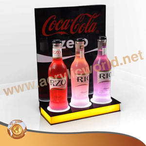 <b>bottle</b> glorifier display rack illuminated <b>light</b> up cocktail serving <b>led</b> trays shot <b>bottle</b> service - Product Image 1