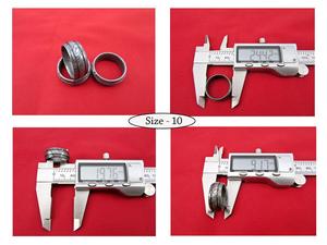 Anillo de Bodas de acero damasco diseño vintage personalizable unisex incrustaciones de alta calidad 8mm ancho compromiso aniversario fiesta joyería - Product Image 3