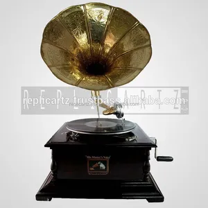 Gramophone moderne indien de haute qualité Lecteurs de disques vintage Gramophone rétro