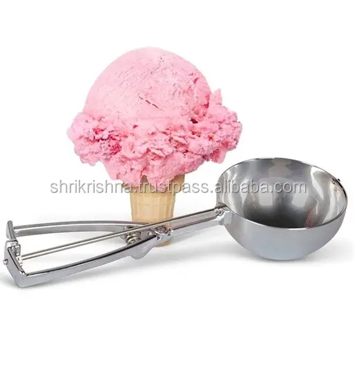 Stainless Steel Cream Dipper Dual Purpose Ice Cream Ball Scoop Ice Cream Fruit Spoon Ball Scoop