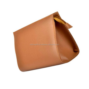 Bolsa de Cosméticos de Cuero Genuino de Alta Calidad, Precio de Mayoreo Personalizado, Kit de Maquillaje, Mejor Venta - Product Image 1