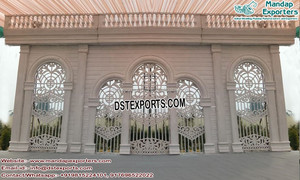 Antiguo de estilo Bollywood boda etapa musulmana boda Jhronka etapa Nayab Walima Jhronka fibra de configuración - Product Image 3