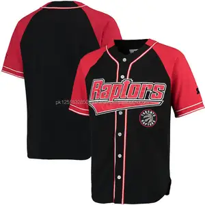 Nouveau design personnalisé de vêtements de sport de baseball respirant impression par sublimation maillots chemises grande taille vêtements unis pas cher - Product Image 1