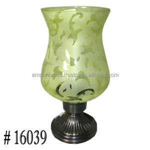 מותאם אישית עתיק פליז הוריקן פנים קישוט נרות מנורה - Product Image 6