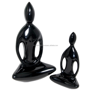 Estatua de Buda para decoración del hogar, estatua de aluminio y escultura, pieza de exhibición, artículo de mesa, escultura moderna de la India - Product Image 2