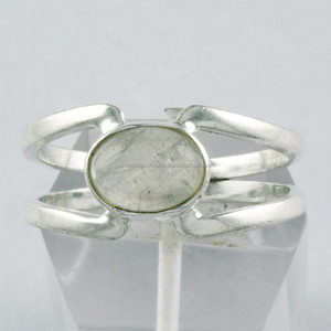 Belle Arc-En-Lune Pierre Gemme Anneau 925 Bijoux en Argent Sterling À La Main En Argent Bijoux En Gros - Product Image 3