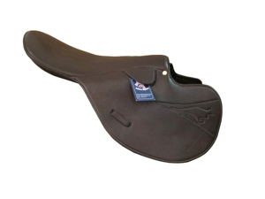 Tailles personnalisables et logo Selle de course anglaise Selle de polo en cuir véritable sans arbre - Product Image 5