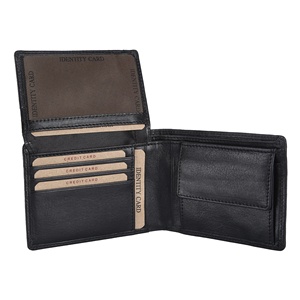 Indian Exporter <b>RFID</b> Black <b>Wallet</b> for Men Premium Leather Slim <b>Wallet</b> with Secure <b>RFID</b> Protection Available For Sale - Product Image 2