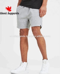 Pantalones cortos de sudor de lana de algodón para hombre, nuevas Bermudas transpirables a la moda, diseño de baloncesto liso personalizado, poliéster - Product Image 2