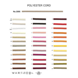 100% Cordons en polyester pour sacs Vêtements Chaussures-Utilisation polyvalente dans les vêtements et les accessoires de chaussures - Product Image 2