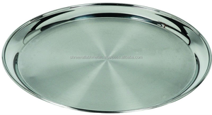 Assiette Patti Khumcha classique en acier inoxydable indien, peinte à la main, écologique - Product Image 6