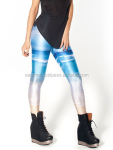 Medias de equitación Ecuestre para mujer de talla grande de tres cuartos de alta elasticidad de etiqueta privada con logotipo personalizado de secado rápido transpirable - Product Image 4