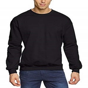 Jersey en blanco para hombre, Sudadera de cuello redondo, impermeable, antiarrugas, con capucha forrada de poliéster, tejido con estampado 3D, diseño liso, suministro OEM - Product Image 1