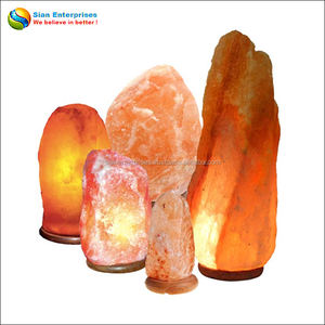 Sian Enterprises Lampe au sel de l'Himalaya Lampe de nuit naturelle sculptée Applique murale décorative pour les fêtes - Product Image 5